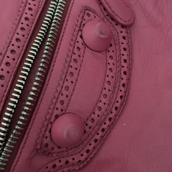 Balenciaga Pink covered hardware city bag - Picture 7 of 8
